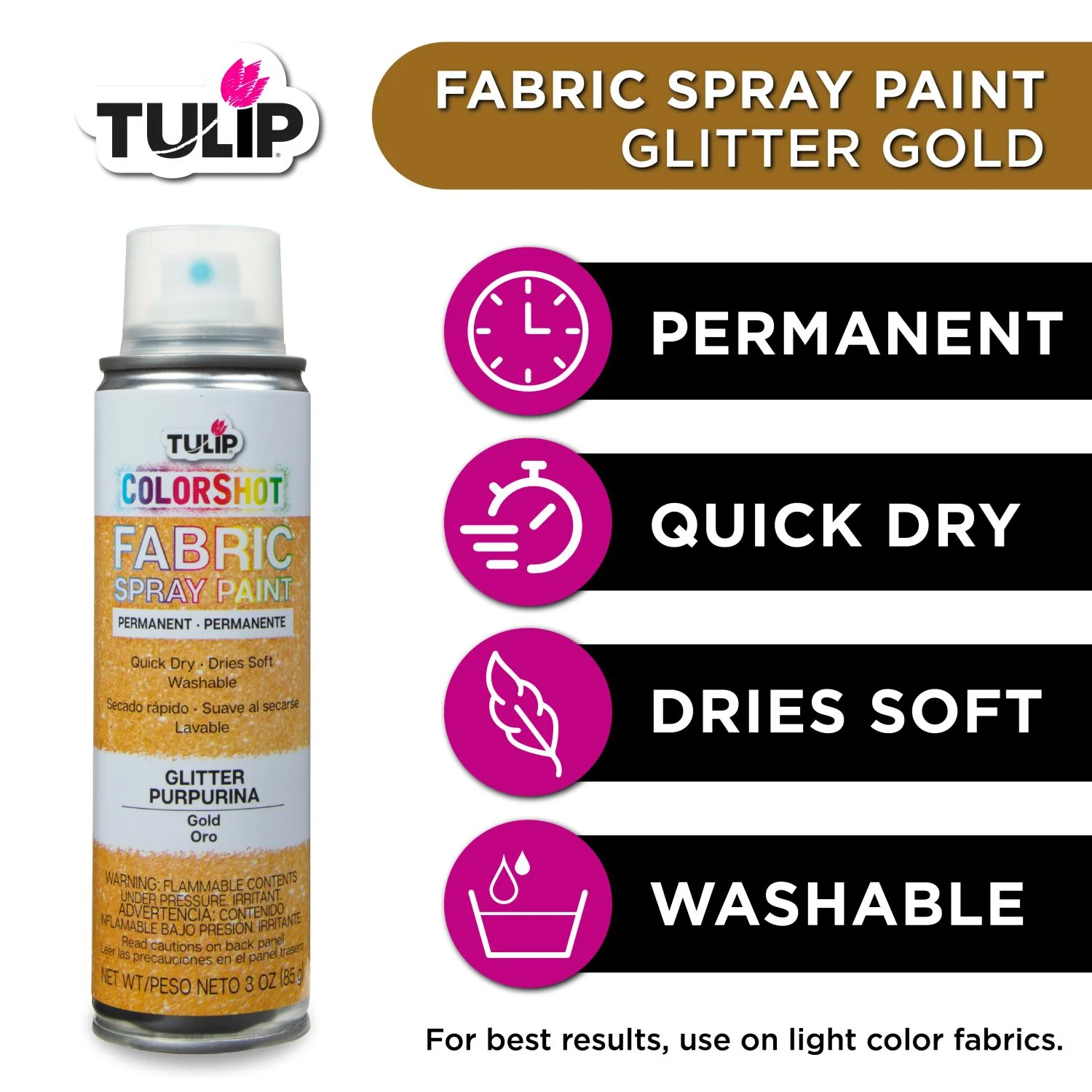 ColorShot Gold Glitter - Image 4