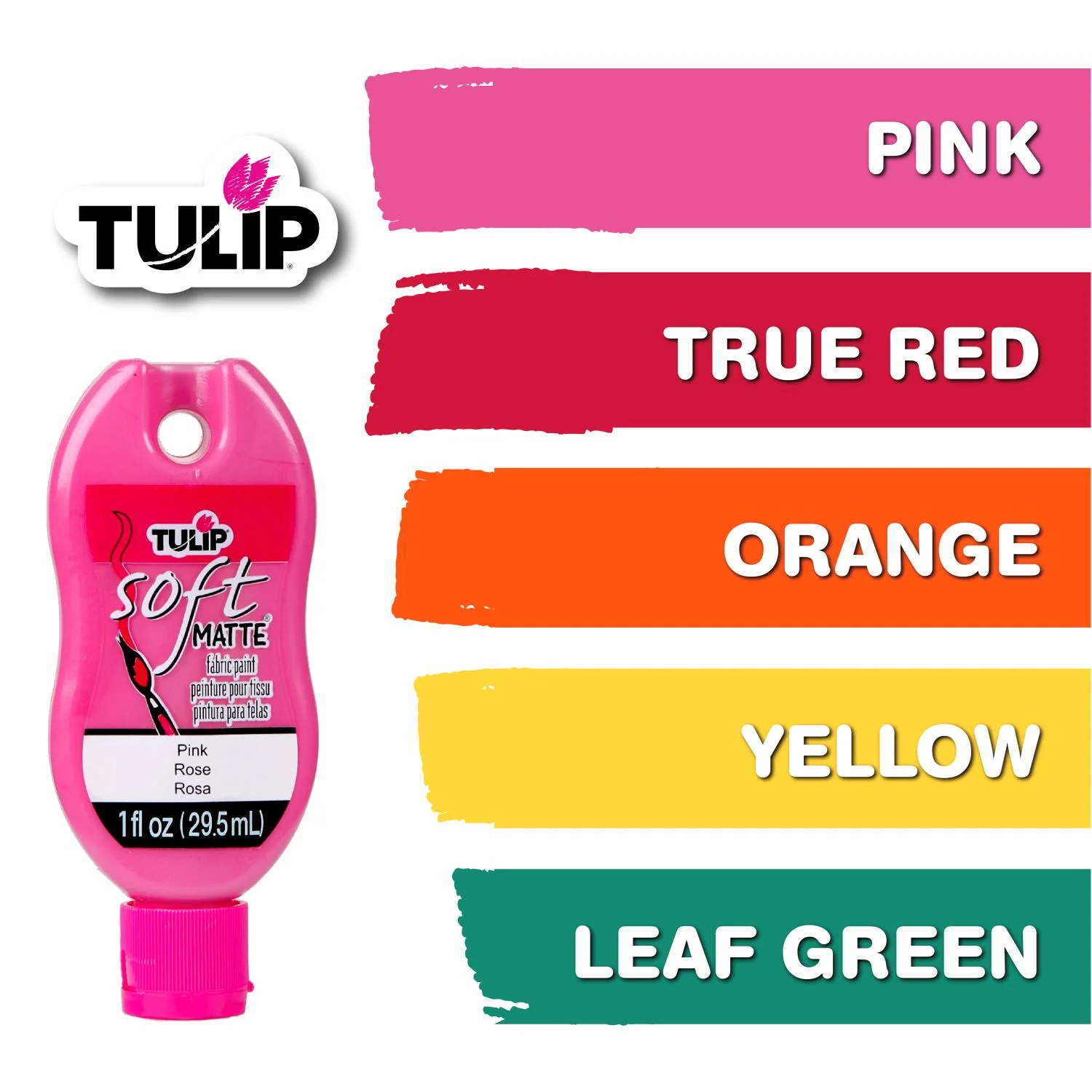 Tulip Brush-On Fabric Paint Rainbow 1 fl. oz. 10 Pack - Image 4
