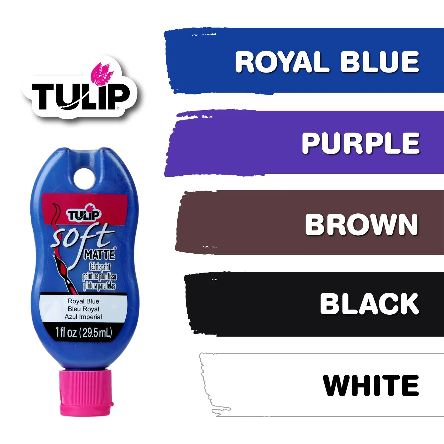 Tulip Brush-On Fabric Paint Rainbow 1 fl. oz. 10 Pack - Image 5
