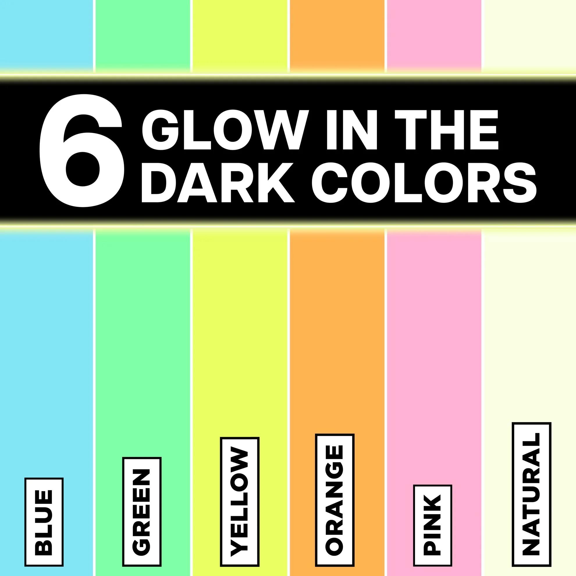 Tulip Puff Paint Glow, Multi-Surface Craft Paint, 1.25 fl oz 6 Pack - Image 4