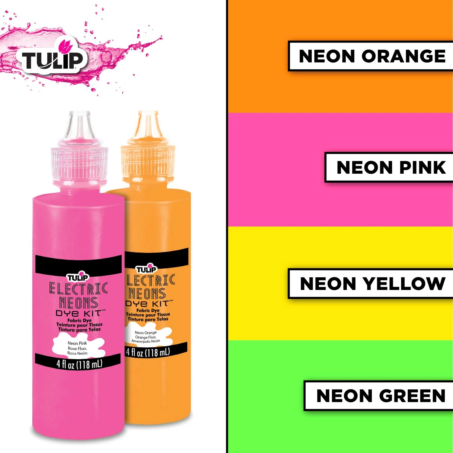 Tulip Electric Neons 16 fl. oz. 4-Color Dye Kit - Image 4