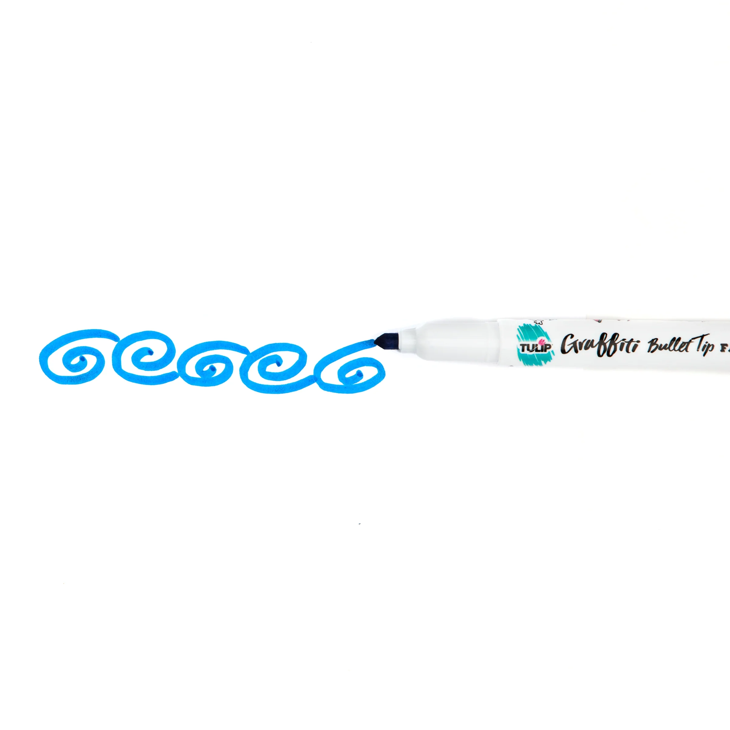 Tulip Graffiti Bullet-Tip Fabric Markers Neon 6 Pack - Image 6