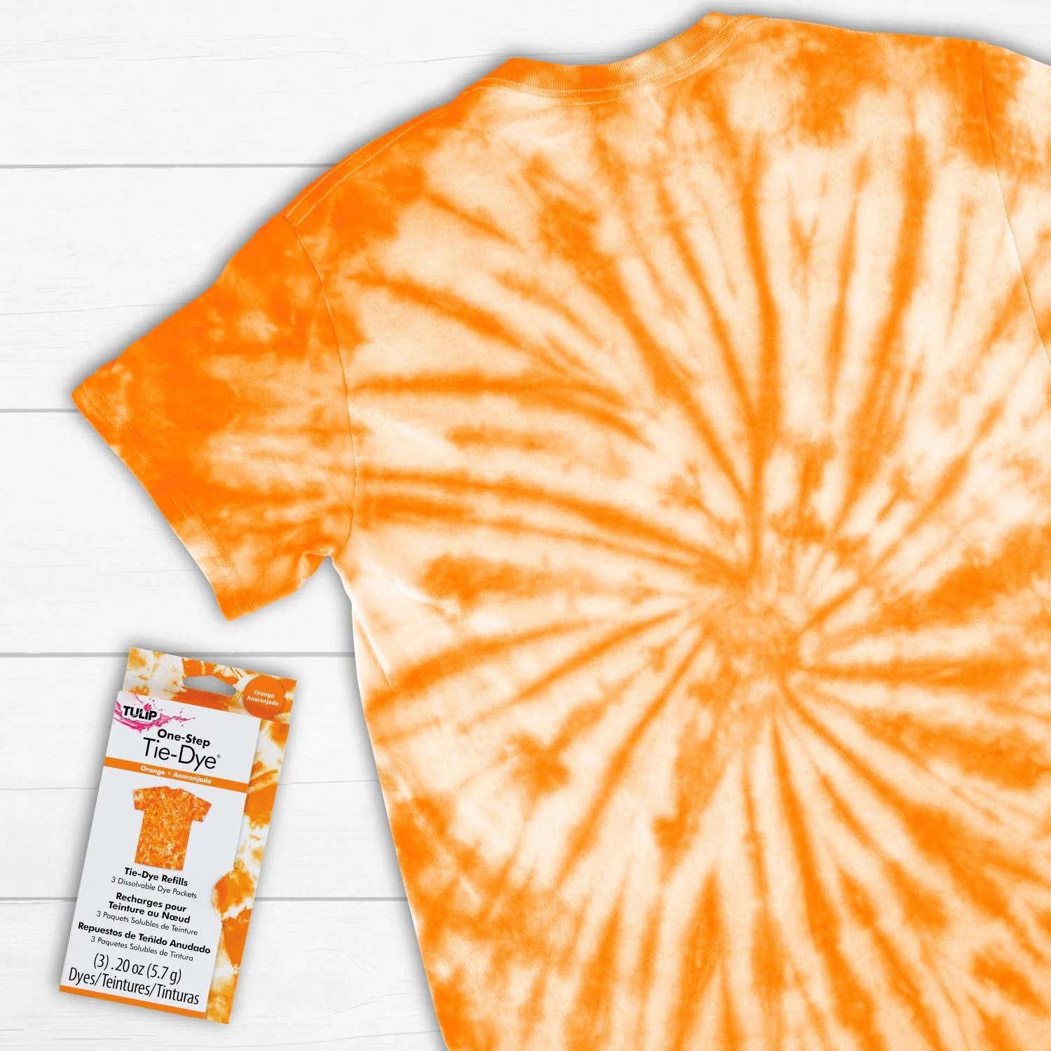 Tulip One-Step Tie-Dye Refills Orange - Image 6