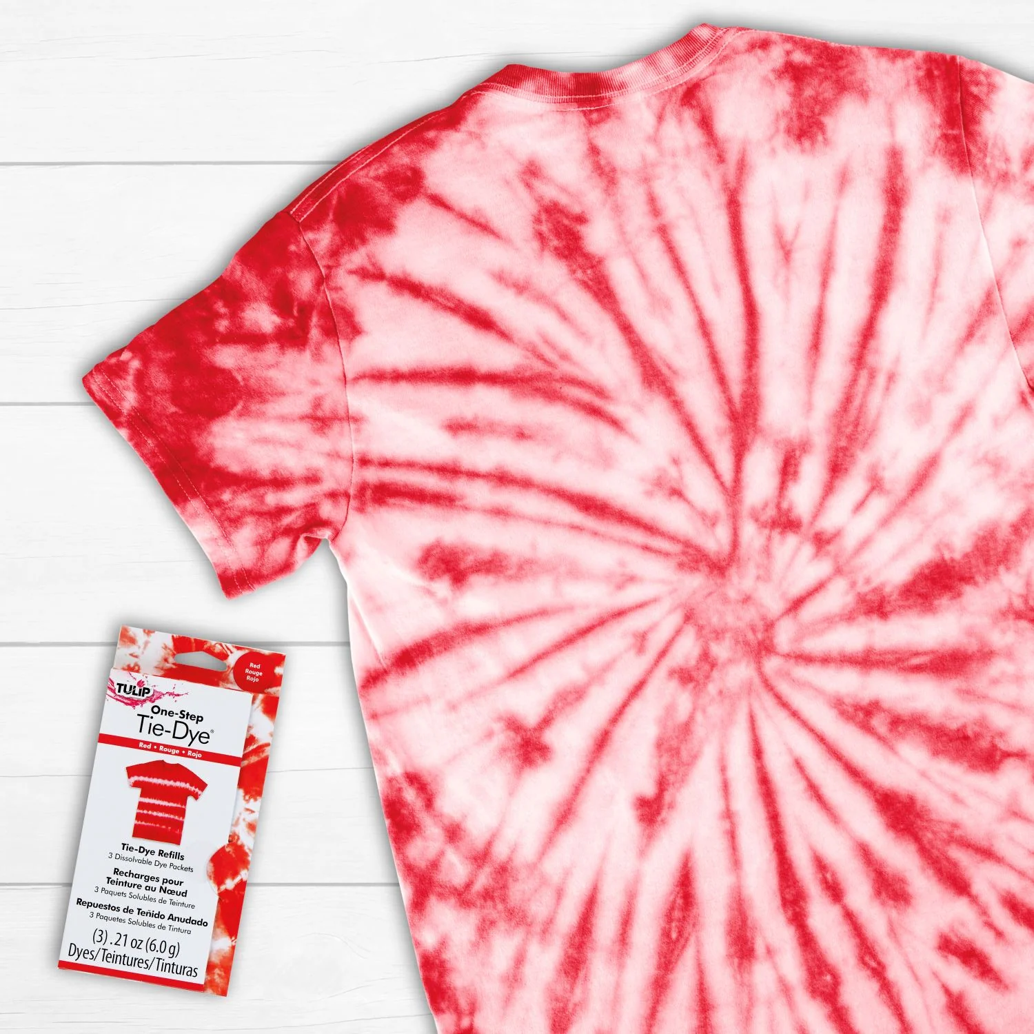 Tulip One-Step Tie-Dye Refills Red - Image 6