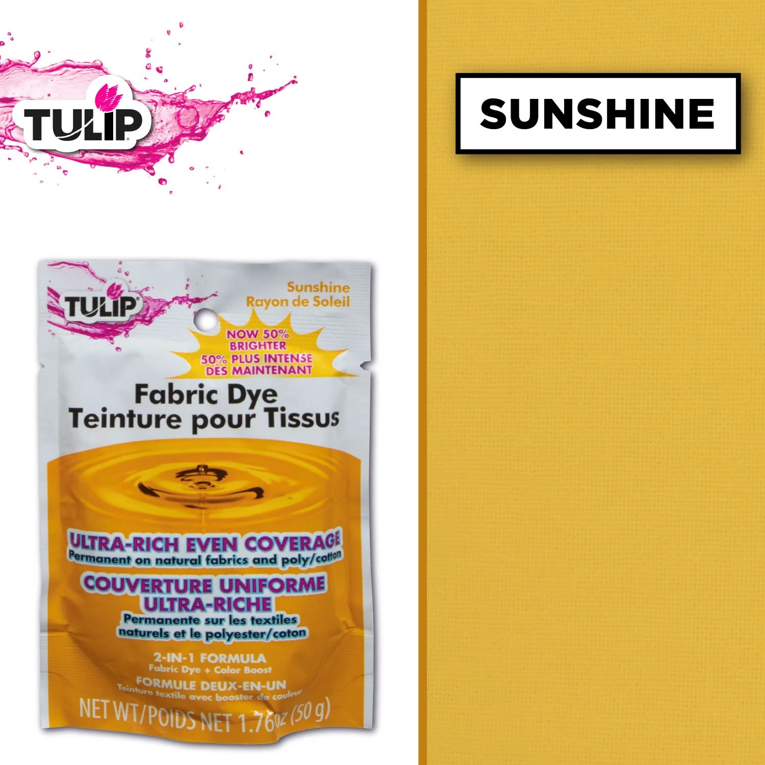 Tulip Permanent Fabric Dye Sunshine - Image 3