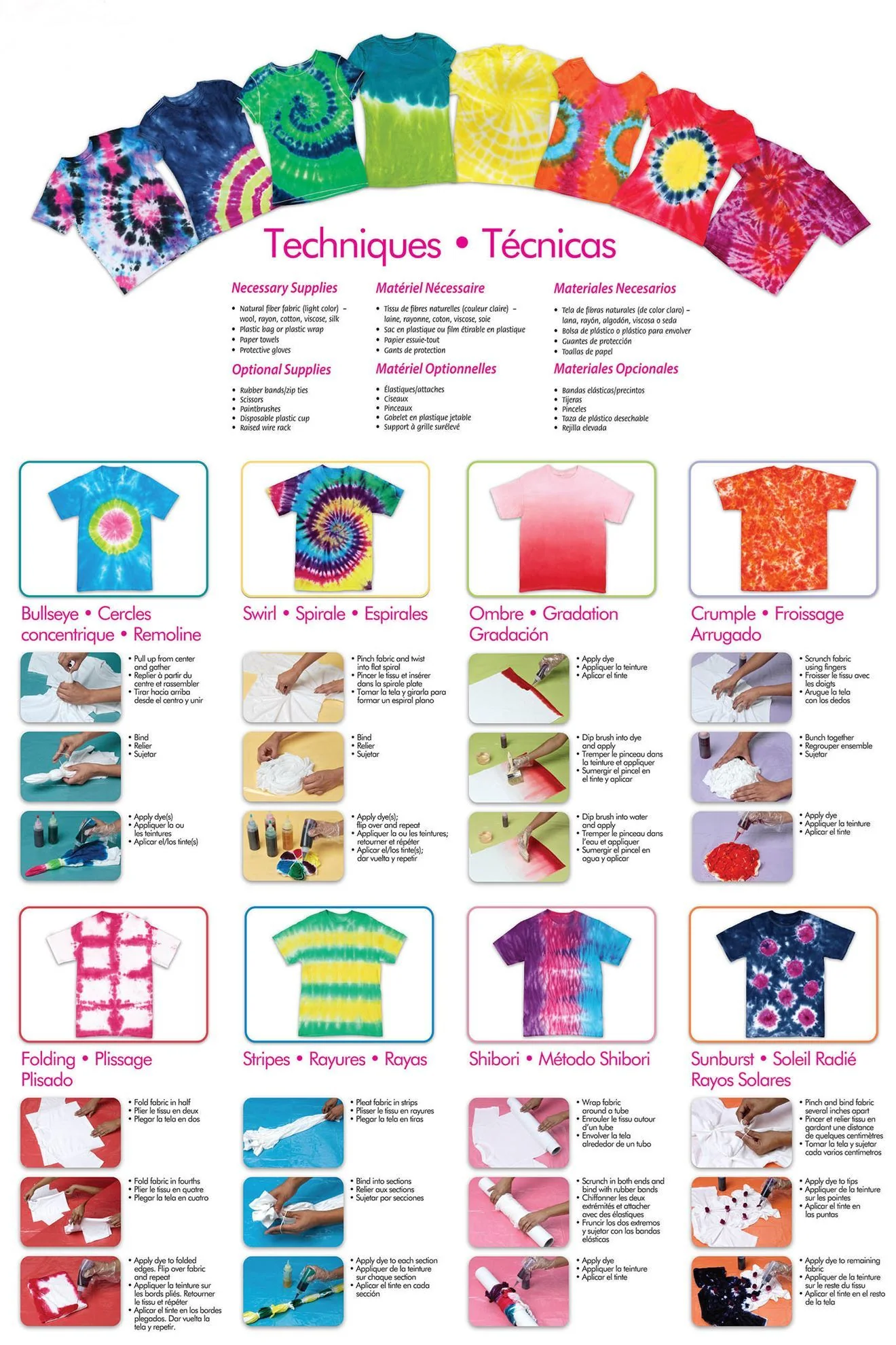 Tulip Rainbow 5-Color Tie-Dye Kit - Image 3
