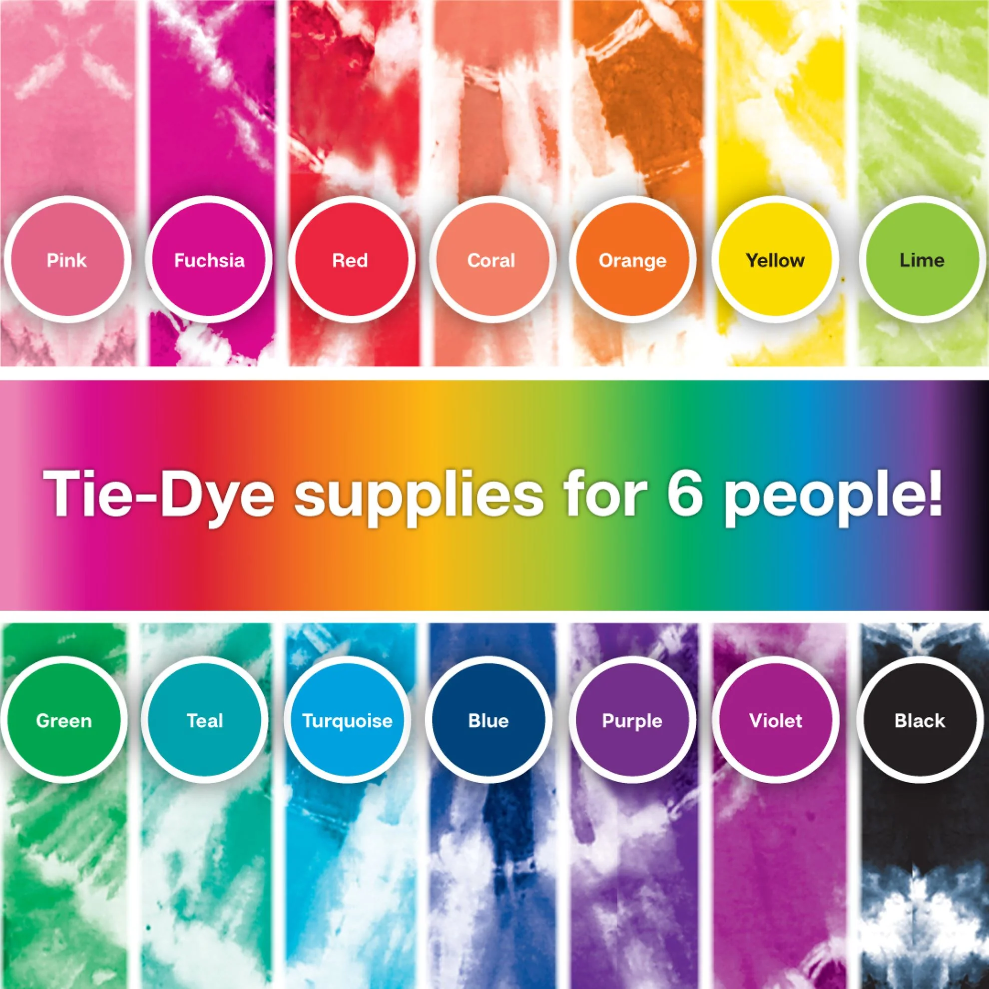 Tulip Tie-Dye Party 18-Color Tie-Dye Kit - Image 3