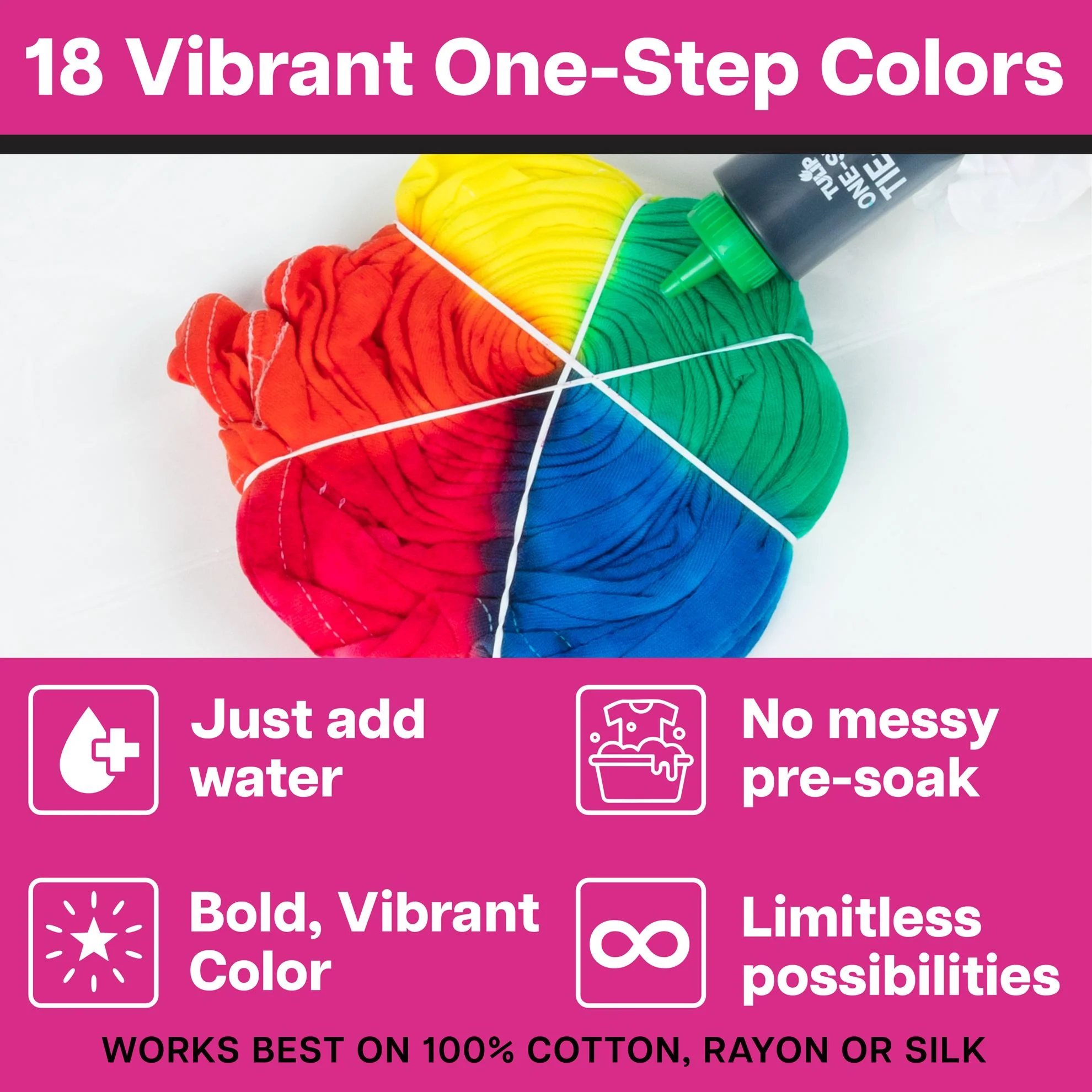 Tulip Tie-Dye Party 18-Color Tie-Dye Kit - Image 4